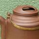 Chinese teapot in stoneware, Yixing, signed