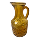 Amber glass carafe