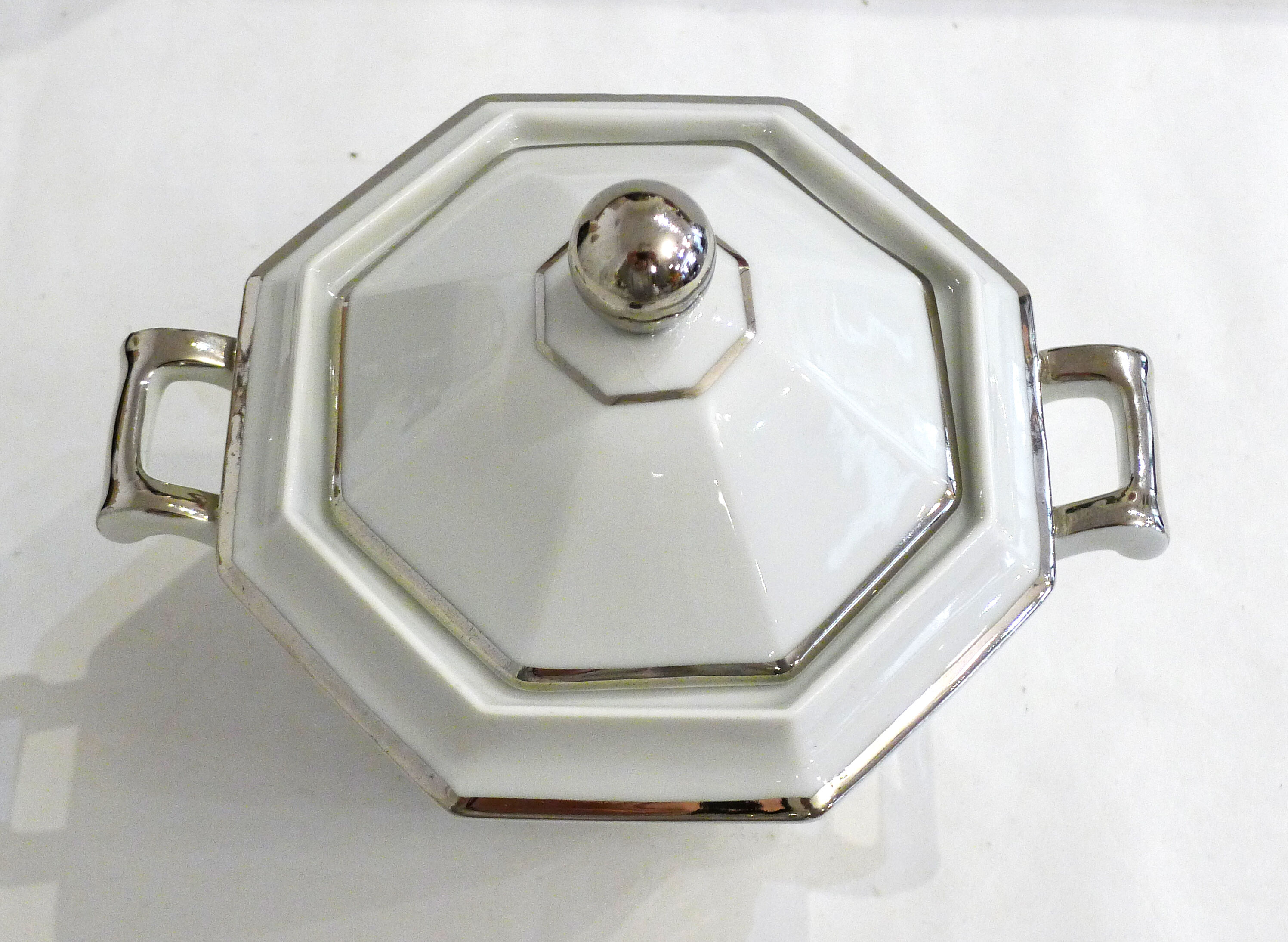 TLB Limoges Porcelain Art Deco Sugar