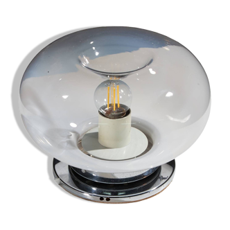 Lampe de table sphérique en verre