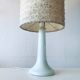 Lampe vintage blanche opaline