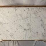 Old rag maker Louis XVI style marble side table early twentieth century