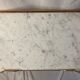 Old rag maker Louis XVI style marble side table early twentieth century