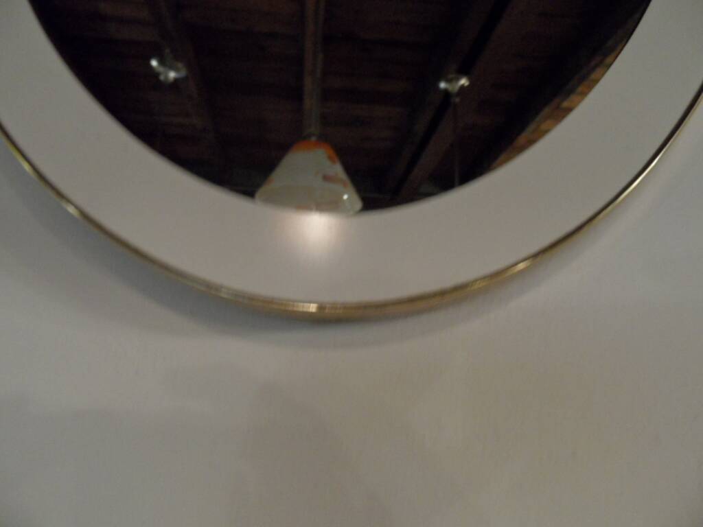 Vintage oval mirror
