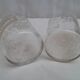 Two former glasses cups engraved Souvenir