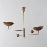 Lampe en laiton vintage, 1960