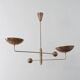 Lampe en laiton vintage, 1960