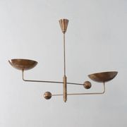 Lampe en laiton vintage, 1960