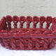 Ceramic enamelled basket plate