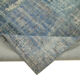 Handmade oriental contemporary 176 cm x 247 cm blue patchwork carpet