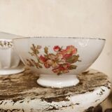 5 mismatched old bowls