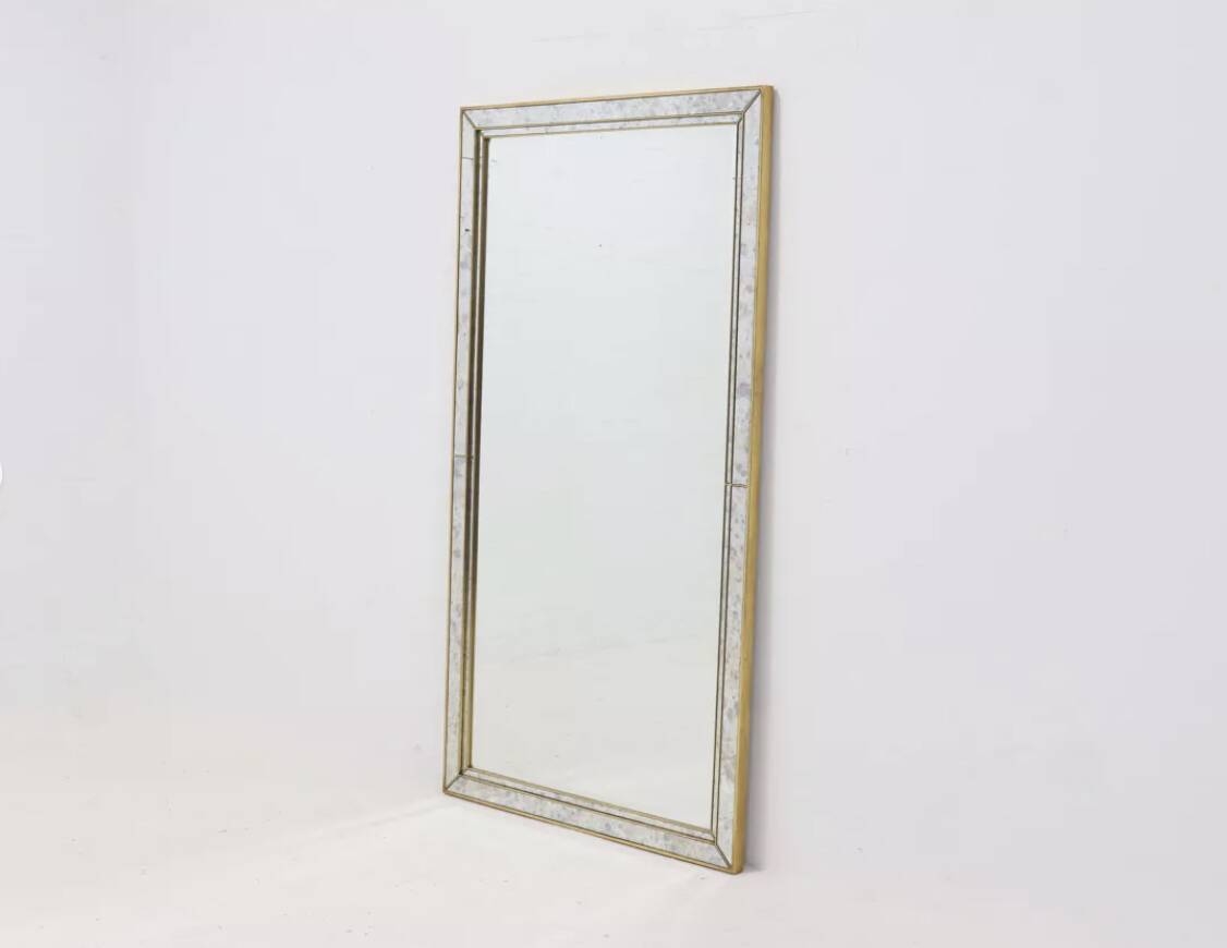 XXL luxury mirror by DeKnudt Belgium 1980