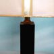 1970s vintage hotel-style Regency table lamp