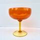 Grande coupe en verre soufflé style murano
