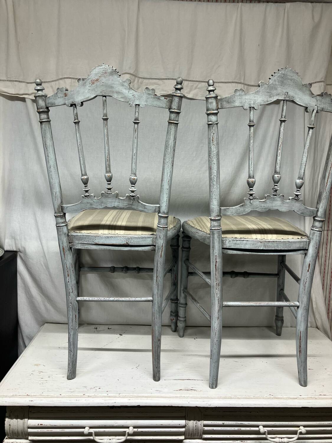 Pair of Louis XV style chairs