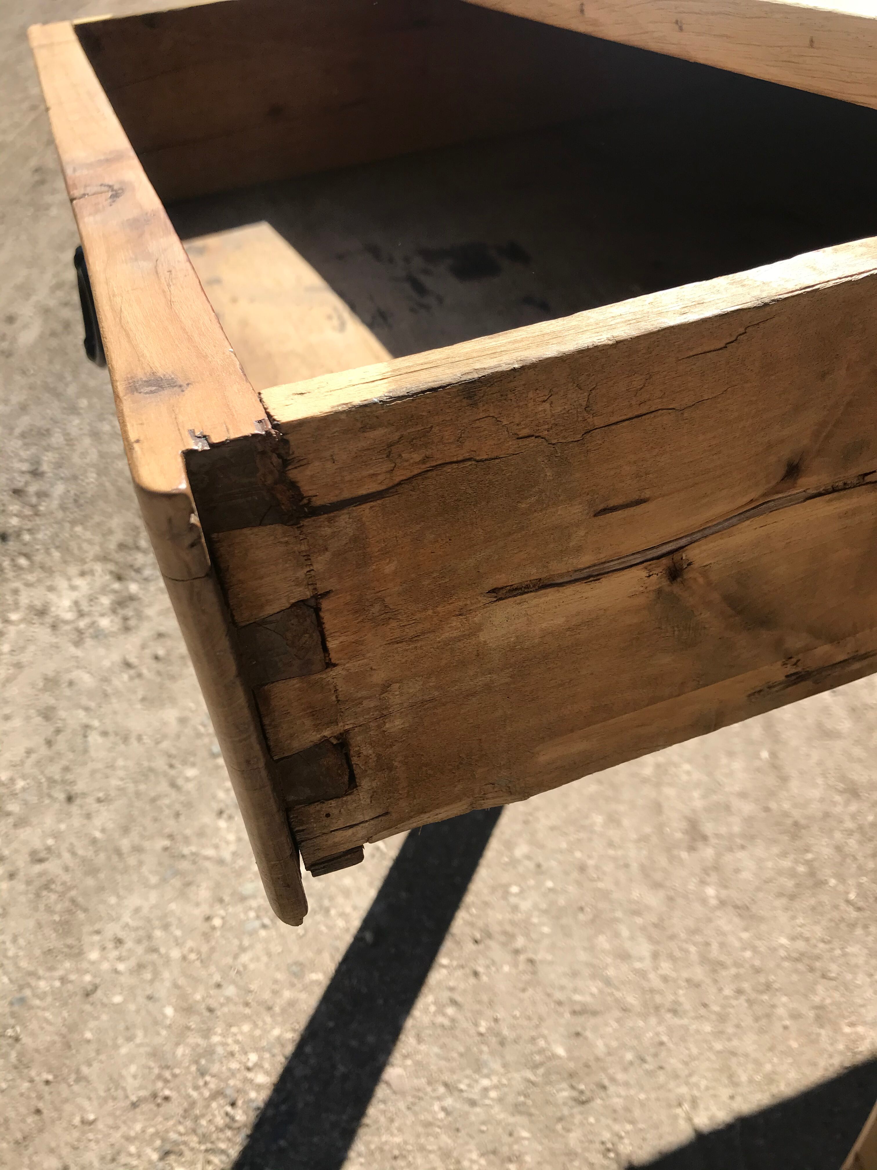 Renovated and enhanced old farm table 19th