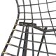 Suite de 4 Chaises "Wire" — Harry Bertoia pour Knoll (Rilsan Noir)