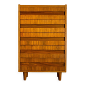Vintage German walnut chest of drawers