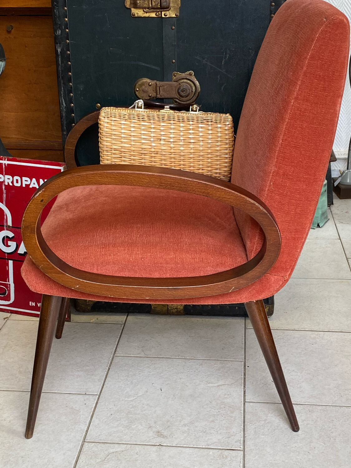 Bridge armchair year 1950