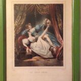 Pair of erotic engravings, early nineteenth century.  Good condition