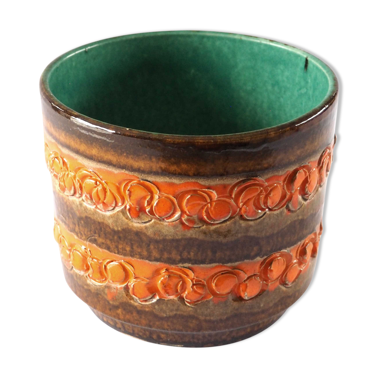 Ceramic pot cover 60s