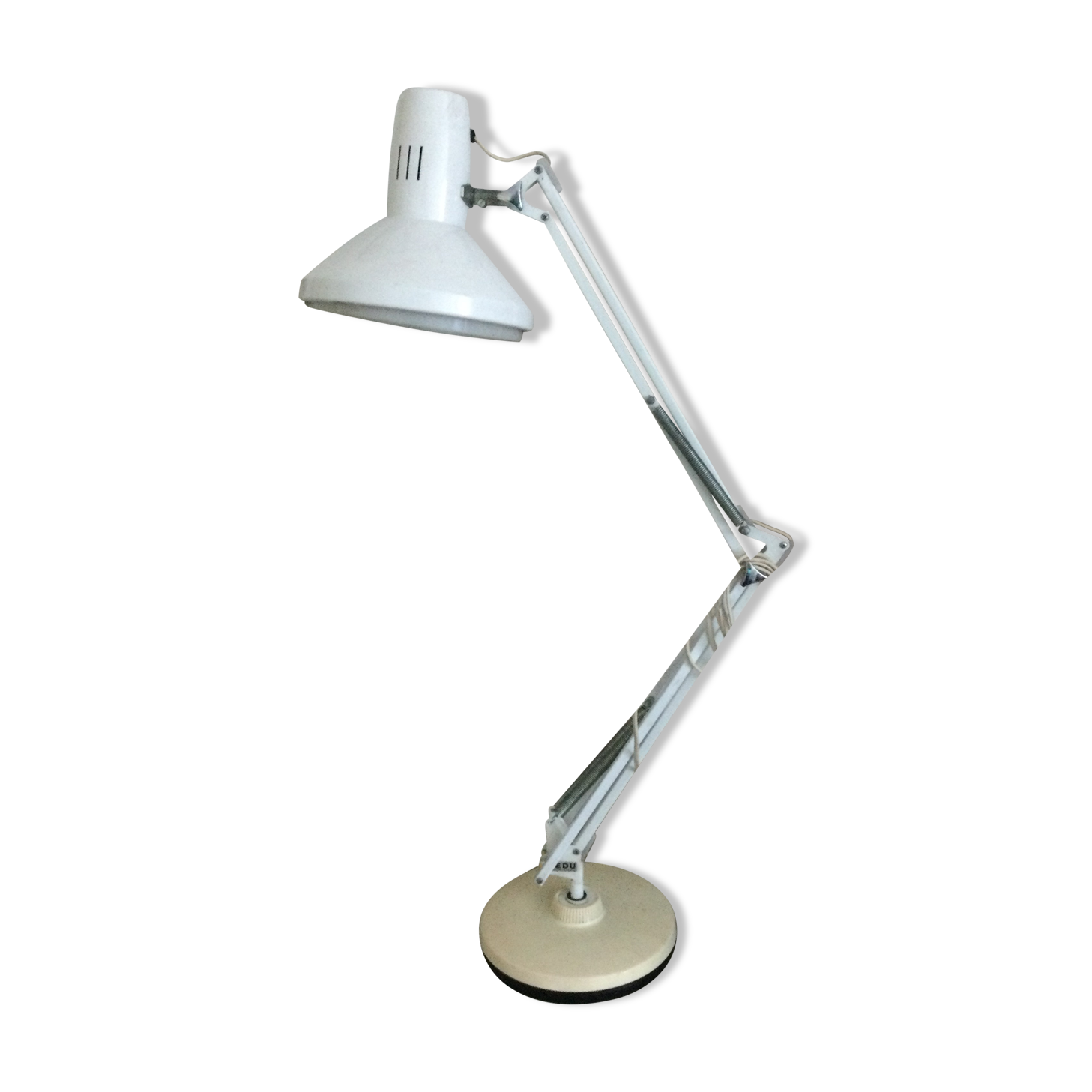 Architect desk lamp signed Ledu France