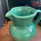 Portugal ceramic green pitcher