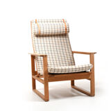 Børge Mogensen Sled Chair Model BM-2254 in Oak
