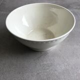 White earthenware salad