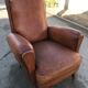 Armchair club feet compass vintage design Annees 50