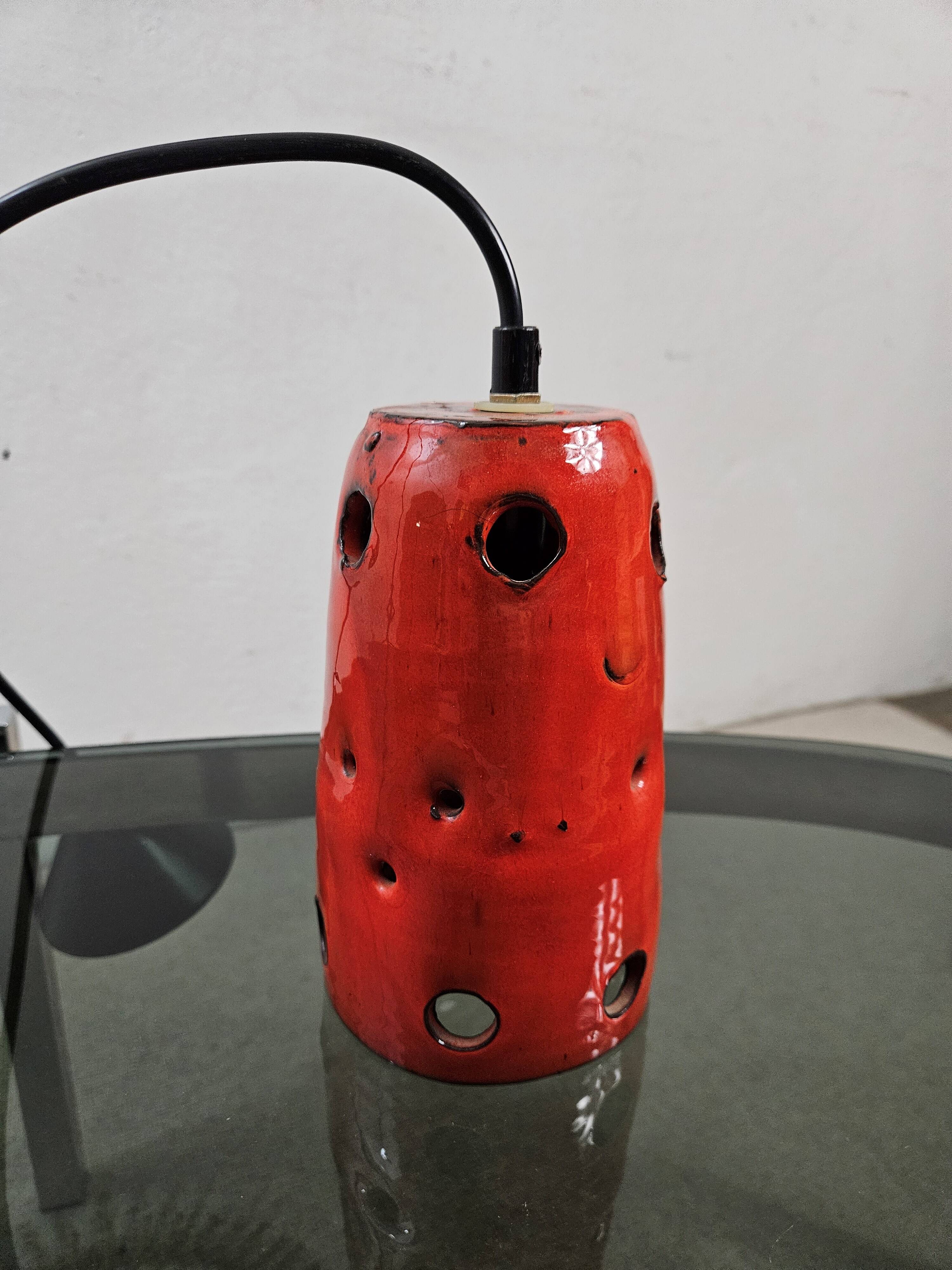 Vintage ceramic pendant light