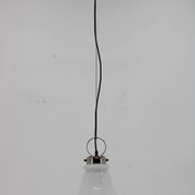 Suspension italienne en verre, années 1970