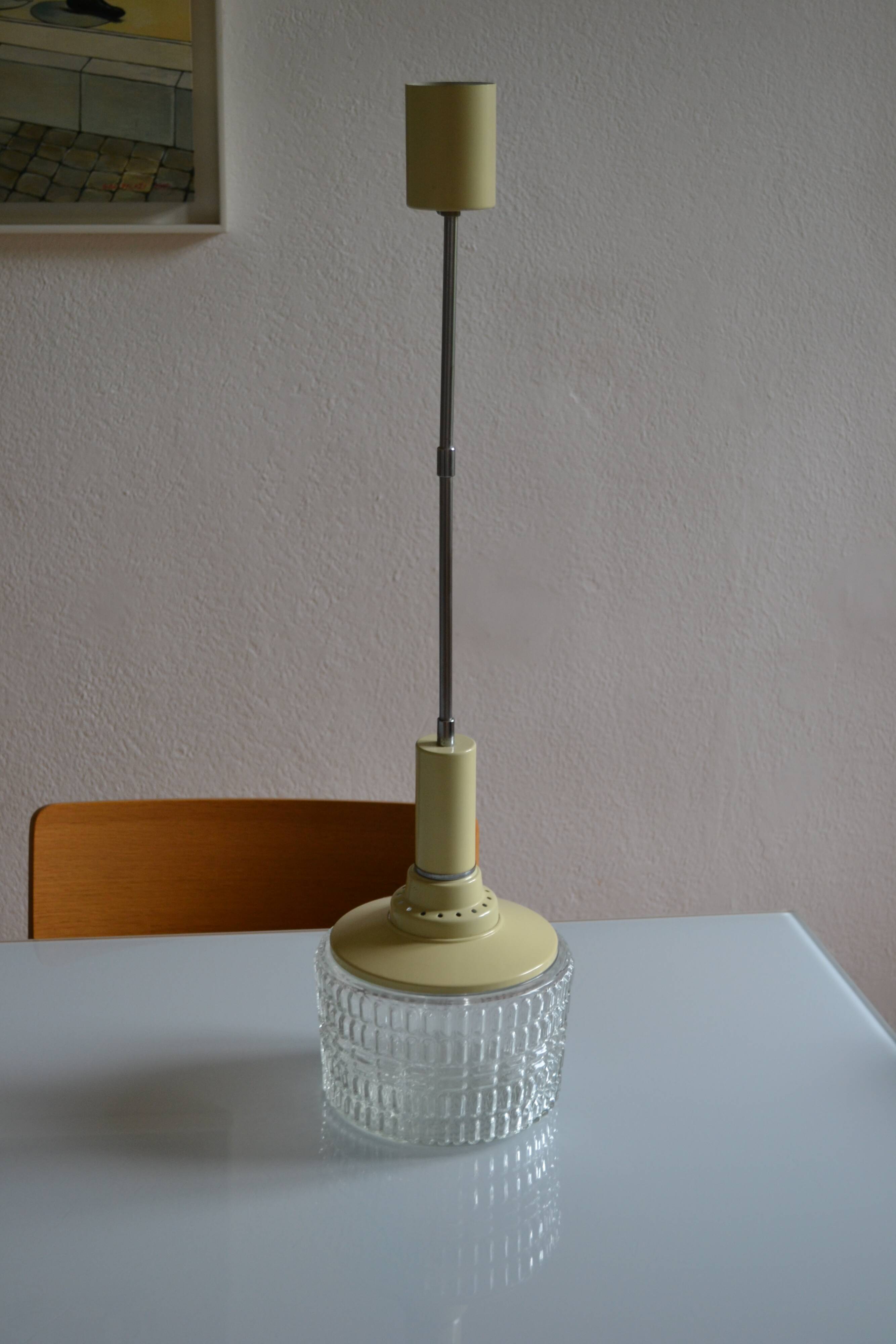 Modernist pendant chandelier 1950s 1960s italy