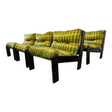Vintage green modular lounge chair
