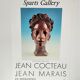 Original poster Jean Cocteau by Jean Marais 80s
