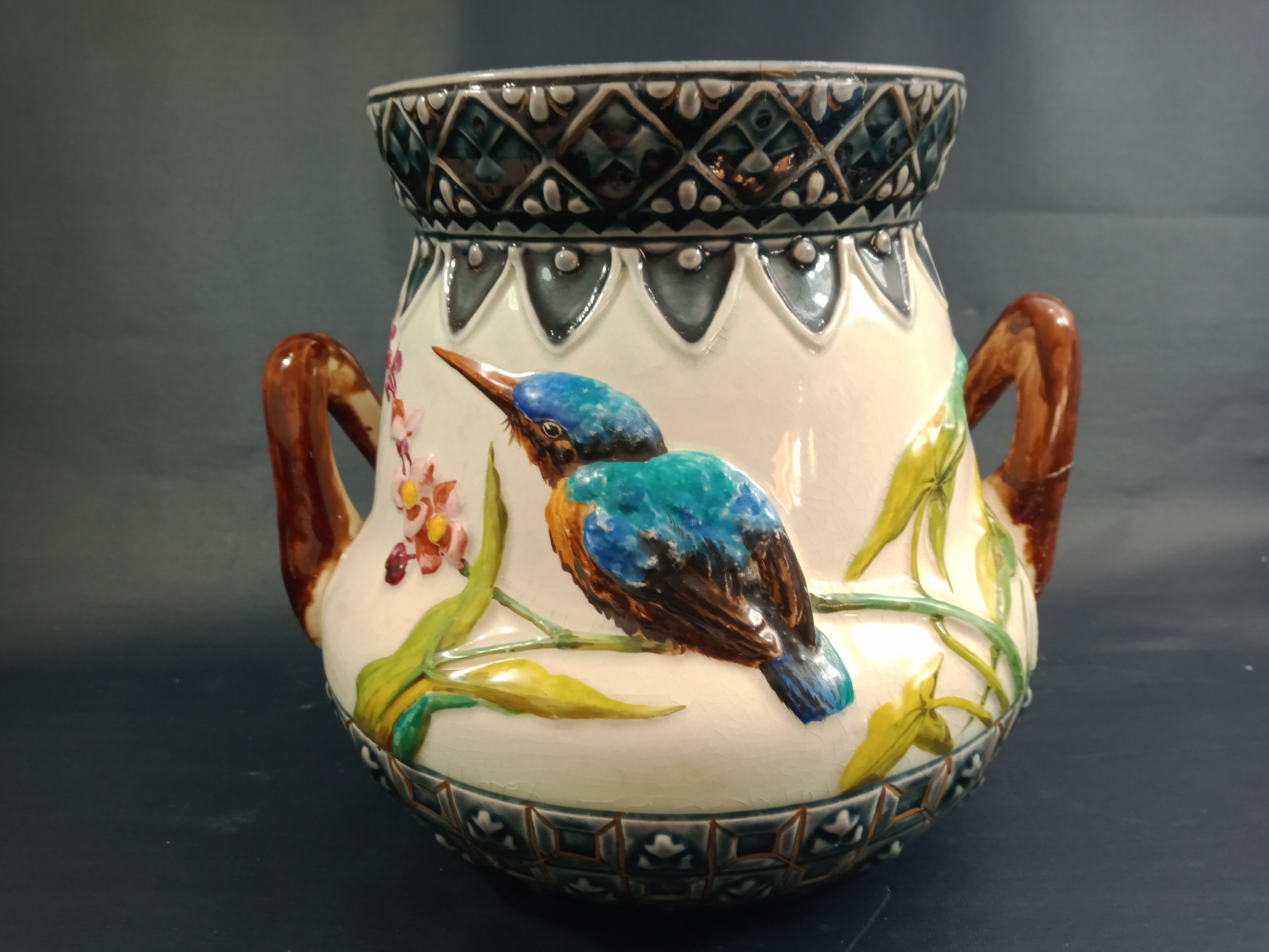 Vase dabbling art nouveau