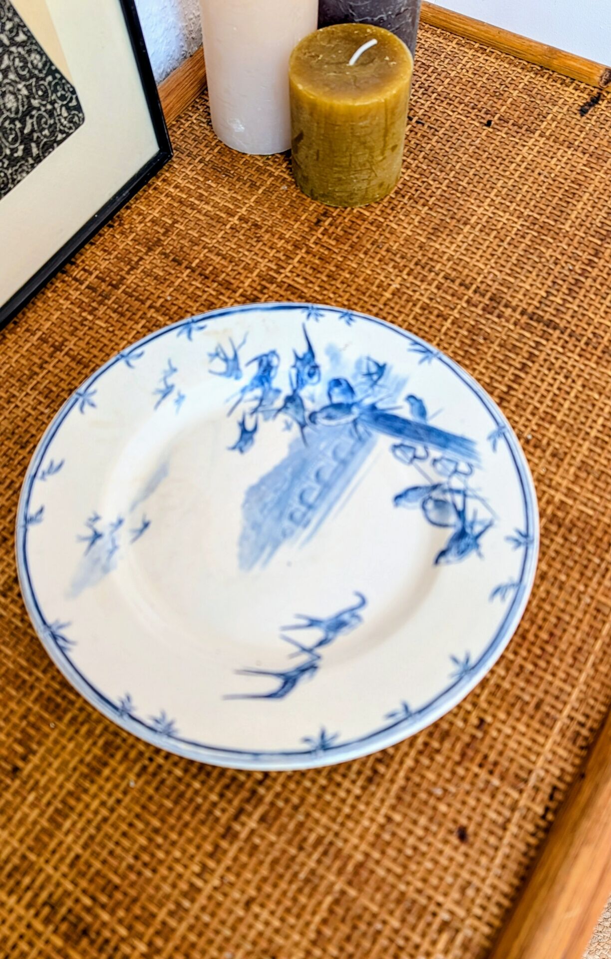 COMPOTE DISH "THE SWALLOWS"