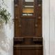 1930s Art Deco oak wardrobe