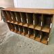 Meuble casier en bois 1960