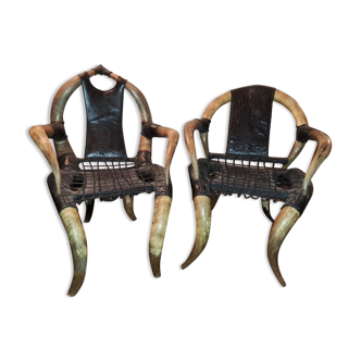 Ethnic armchairs