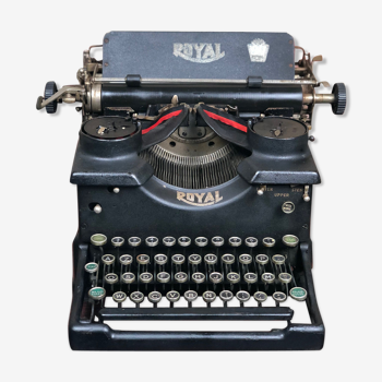 Machine à écrire marque Royale années 1930