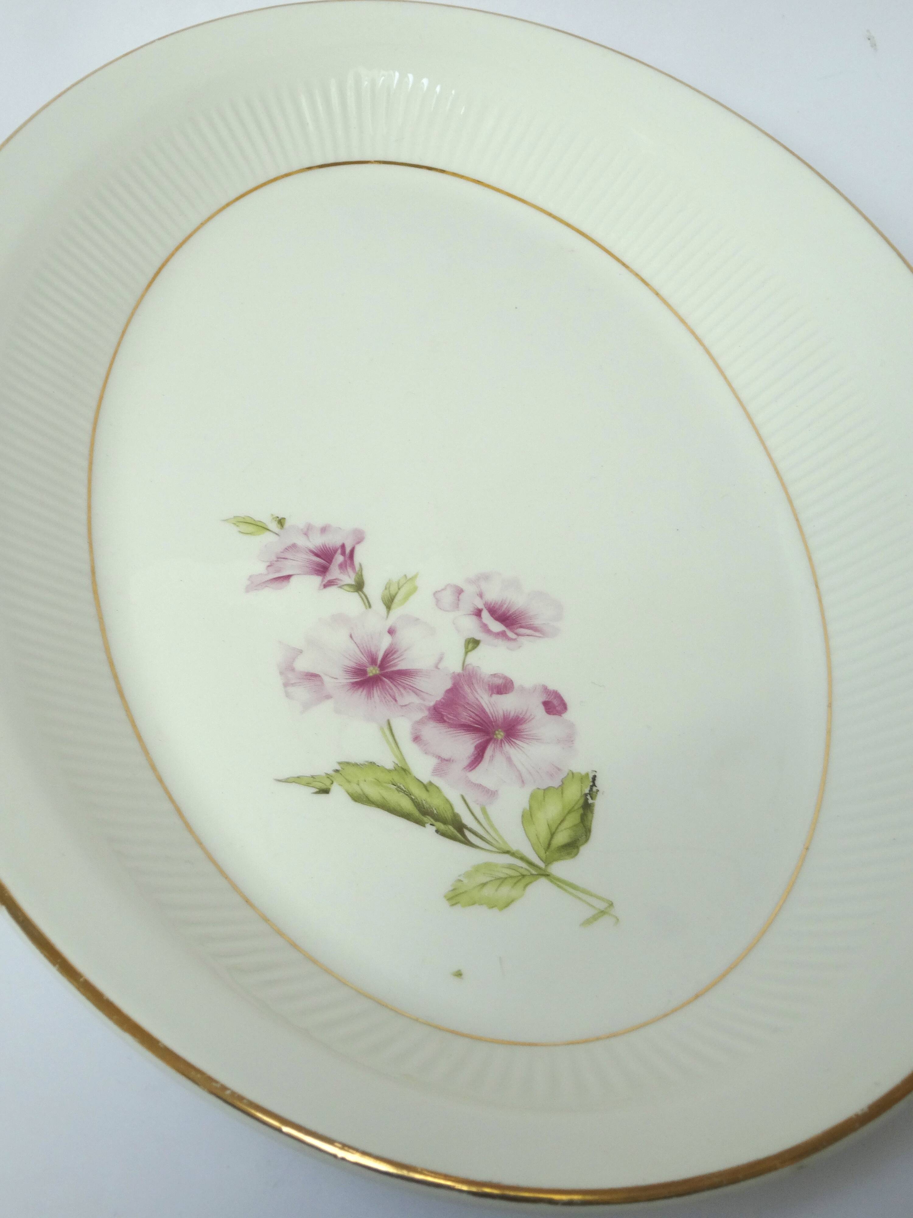 Gien oval serving dish