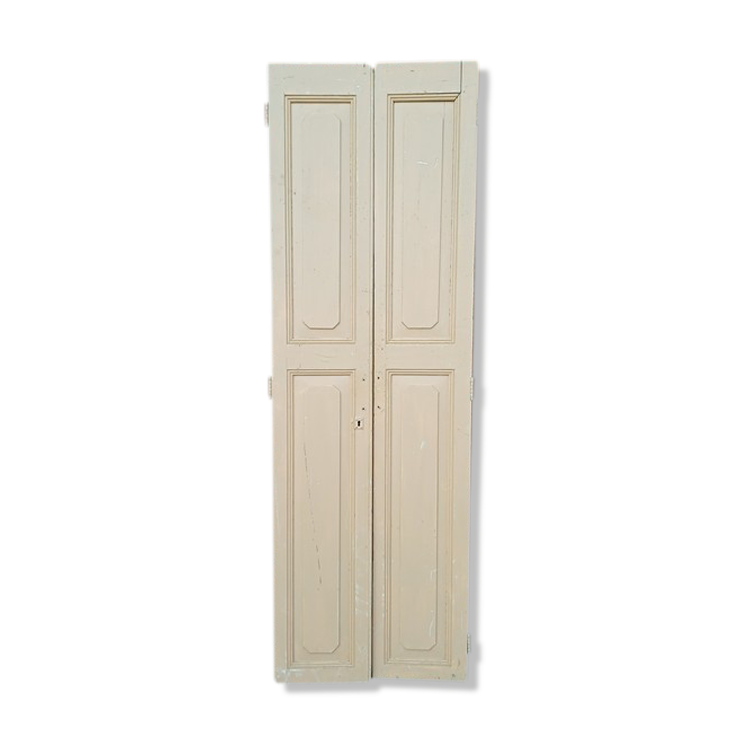 Set of 2 solid wood shutters with a 1940's patina