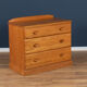 Vintage jentique solid ash chest of drawers