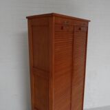 Vintage filing cabinet with roller shutters