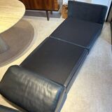 DS76 sofa by De Sede, 4 modules, circa 1980, navy blue.