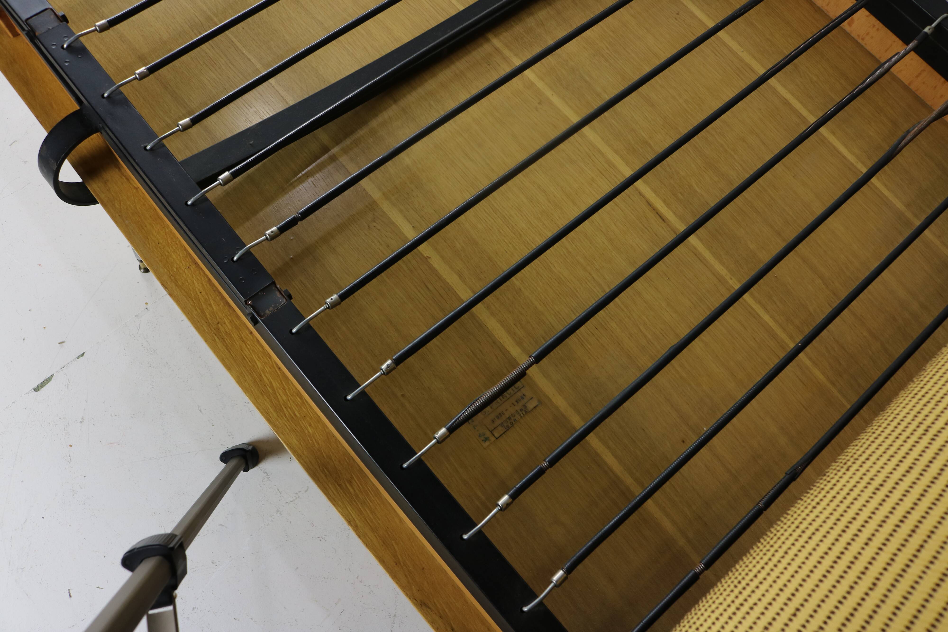 Ingenious sixties wall bed cabinet by C. Princic Gorizia Italy