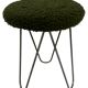 Vintage stool with hairpin legs small stool 60's