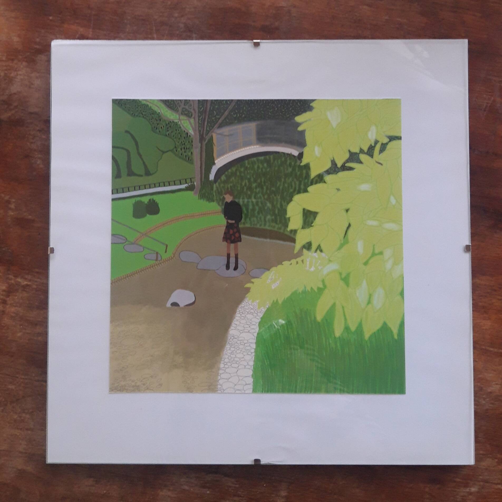 The Girl in the Garden, contemporary art