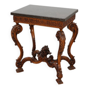 table d'appoint en noyer - vers